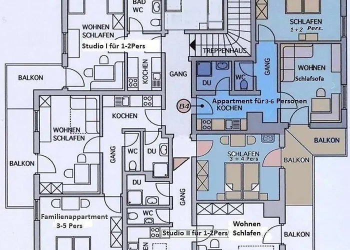 Haus Gebhard アパート ロイテ